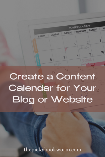 create a content calendar