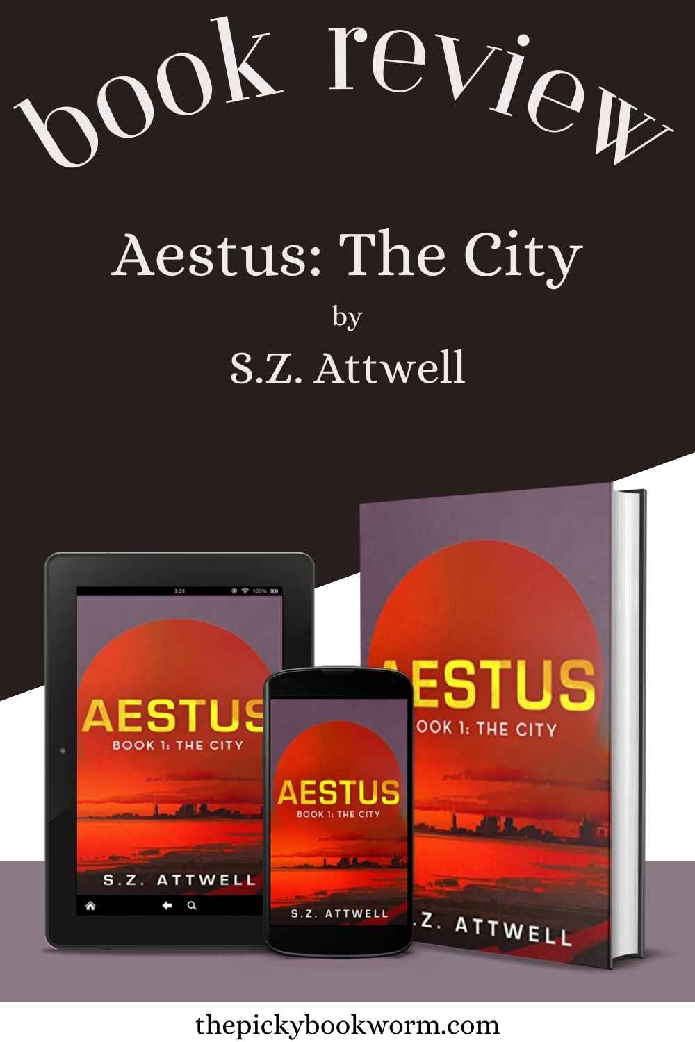 book review of Aestus The City on The Picky Bookworm blog. The sun is their enemy, but so is the night. The only question is... which will kill them first?